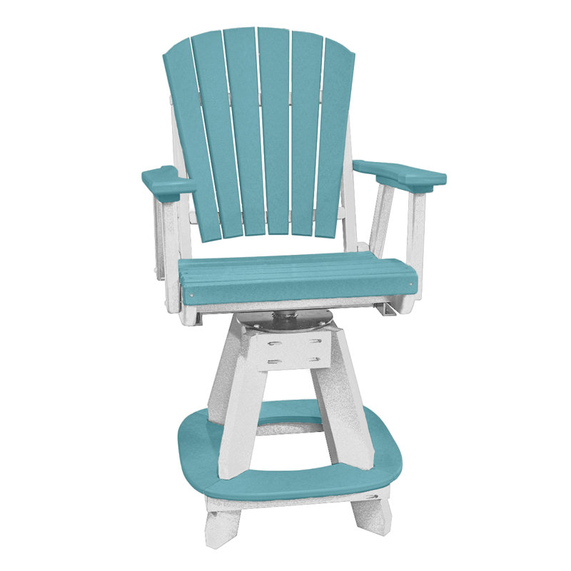 Fauteuil de patio Engel, Bleu Aruba