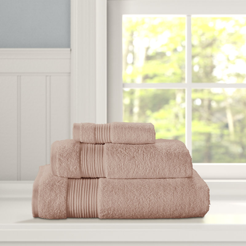 Serra - Towel Hand Towel 2Pc. Set, Dusty Rose