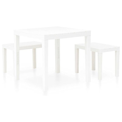 Landaff 4 - Person Patio Dining Set with Rectangular Table