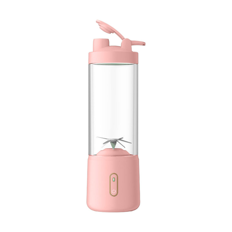 Mélangeurs portatifs, pour shakes et presse-fruits USB rechargeables avec 6 pales, mélangeurs à main pour les voyages sportifs et à l'extérieur