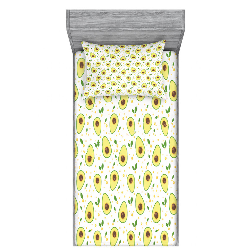 Microfiber Sheet Set, Twin XL Sheet Set with Fitted Sheet