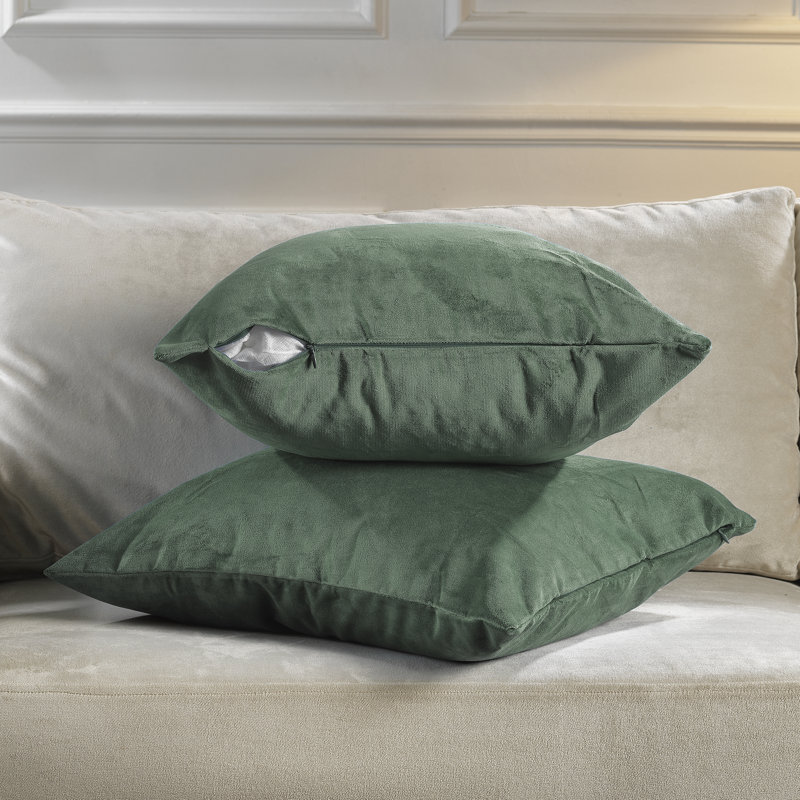 Matte Velvet Pillow Cover, 20" x 20", 36 Xanadu
