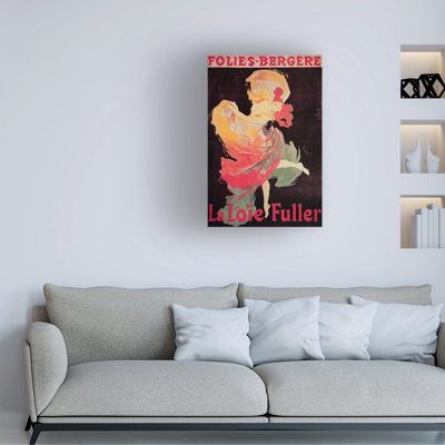 Art sur toile, "La Loie Fuller" par Jules Cheret