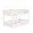 Queen Over Queen Bunk Bed With Guardrails-416836753