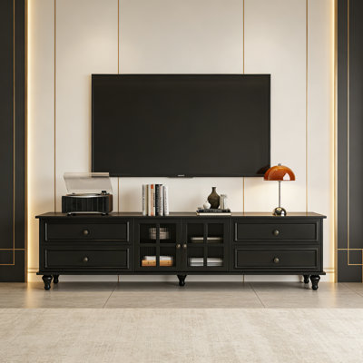 Meuble télé rétro et minimaliste