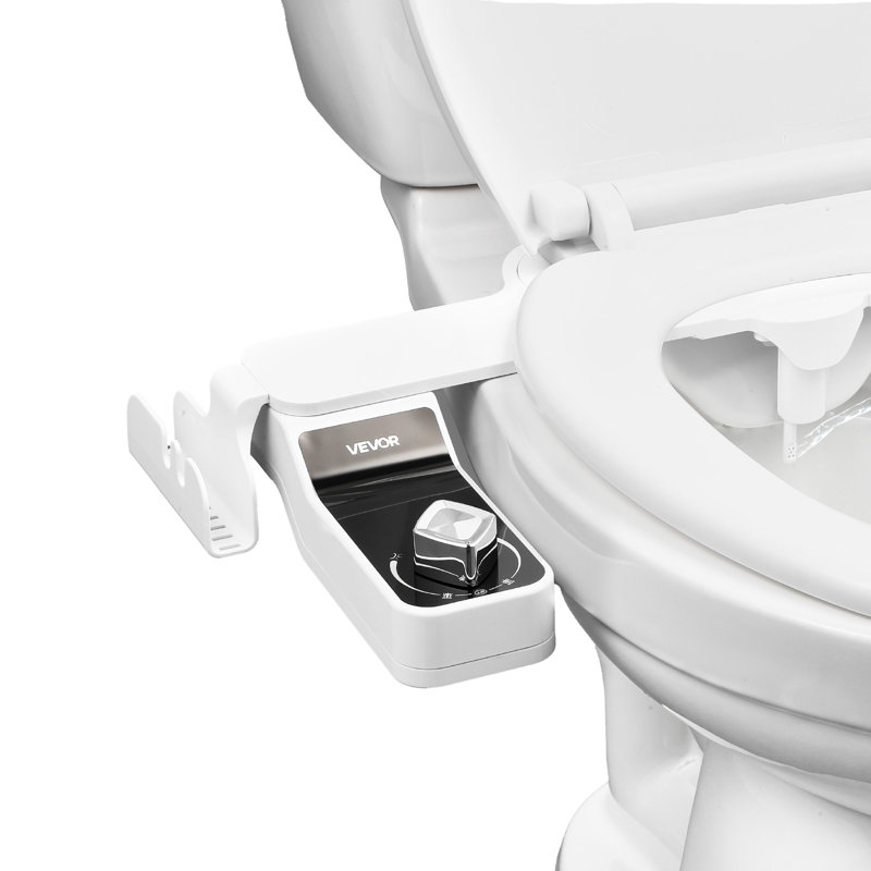 Fixation de bidet pour toilette à double jet 0,3 po à pression réglable