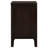 Garrett Cappuccino 2-Drawer Rectangular Nightstand