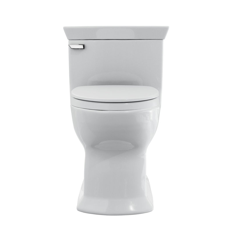 TOTO® Soirée® One Piece Elongated 1.28 GPF Universal Height Skirted Toilet with CeFiONtect, Cotton White, Cotton