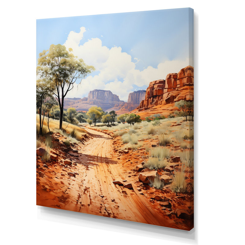 Australie, Kata Tjuta, magie - impression, H 40 po x l 30 po x P 1,5 po, Toile tendue