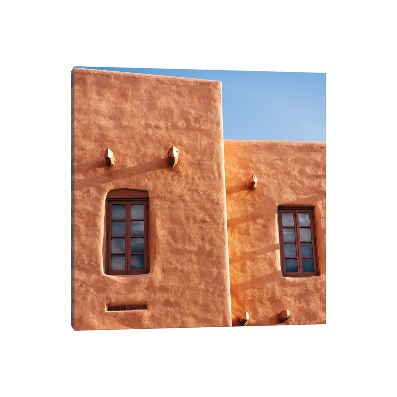 «Santa Fe Architecture III» par Bethany Young, reproduction de photo sur toile tendue, H 12 po x l 12 po x P 0,75 po