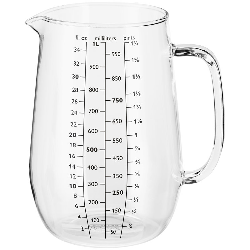 Stellar Kitchen, Glass Measuring Jug, 1L