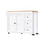 Îlot de cuisine avec rangement et table de salle à manger extensible Arlonda-1856103555