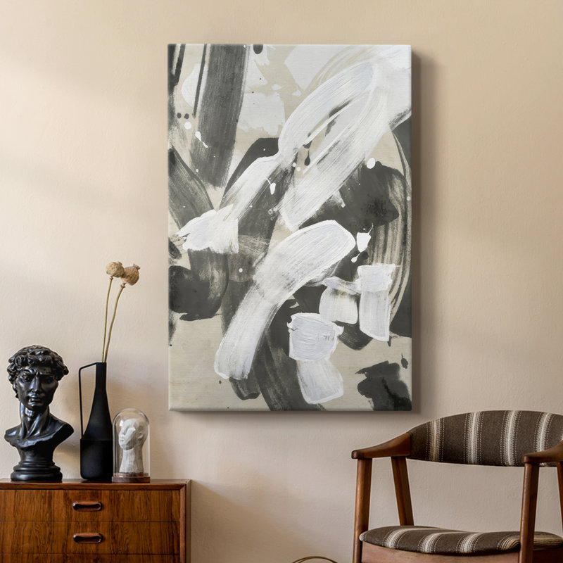 Encre lavée à l'encre II - galerie Cavas sur mesure, H 48 po x l 32 po