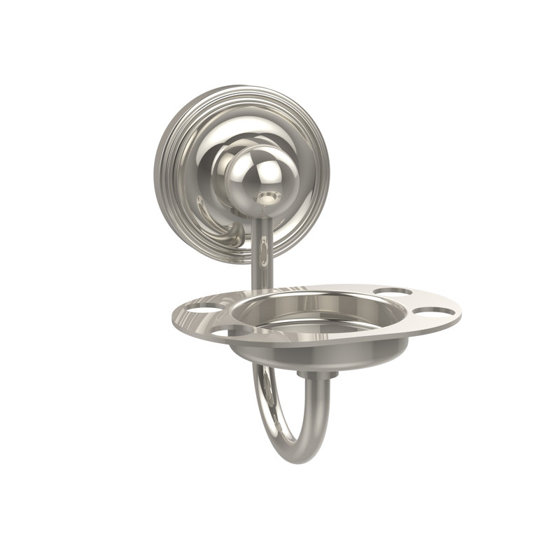 Porte-brosse à dents & culbuteur Gober, Nickel poli