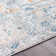 Tapis oriental brun clair / gris clair / bleu Dieon