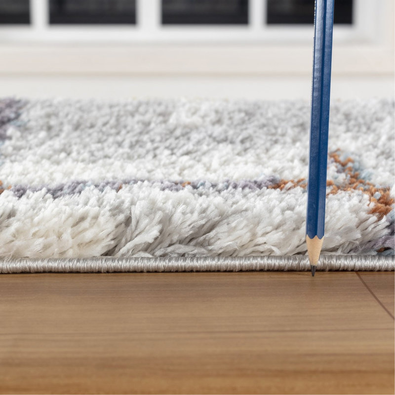 Shaggy Area Rug, Rectangle 5'3" x 7'
