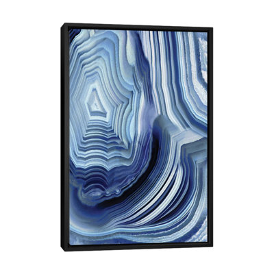 Agate Indigo I by Danielle Carson - Gallery-Wrapped Canvas Giclée Print