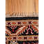 Tapis d'intérieur rectangulaire noir noué à la main en soie et laine noir crème-1798706948