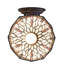 7" Wide Tiffany Hanginghead Dragonfly Wall Sconce