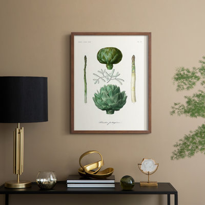 Reproduction encadrée de fruits et légumes II - bois massif