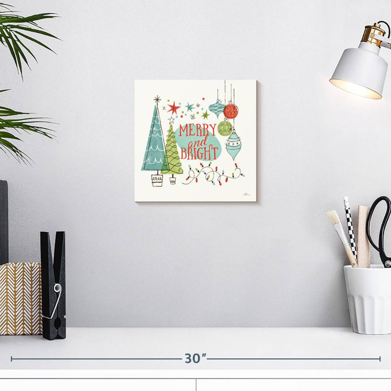 Lelend Retro Christmas VI, H 10 po x l 10 po