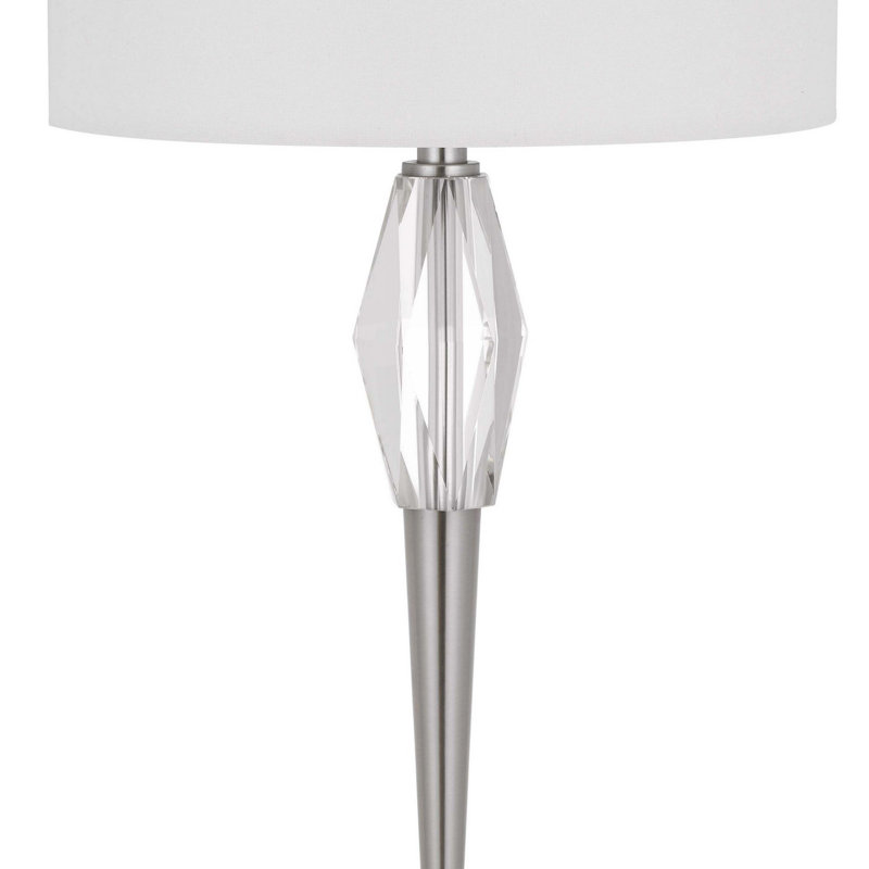 Lampe de table en métal / marbre