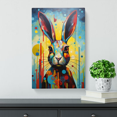 Hare Orphism No.2 - Wrapped Canvas