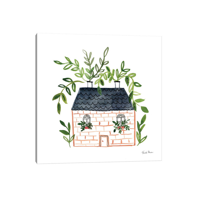 Home Sweet Home by Farida Zaman - Wrapped Canvas Print, 30.48 cm H x 30.48 cm W