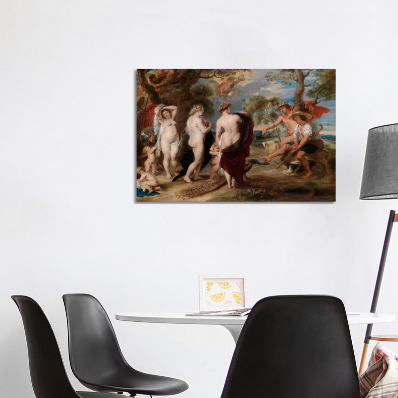 The Judgment Of PAris by Peter Paul Rubens - Wrapped Canvas Print, 101.6 cm H x 66.04 cm W x 1.91 cm D