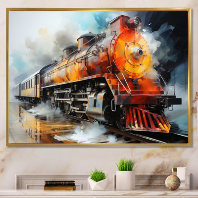 " Abstract Train Translucent Rhythms I "