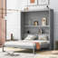 Lit escamotable mural avec tablettes Murphy-107507888-107507885