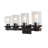Borth Iron/Seeded Glass Rustic Farmhouse LED Vanity Light-19216084-23242564