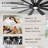 62/72-inch 10-Blade Ceiling Fan With Light And Remote, Quiet Reversible Dc Motor, 6-Speed Large Room Fan With 3CCT LED, For Living Room-362602908