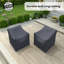 Housses de chaise de patio en bois d'acacia Eldridge