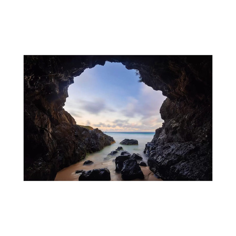 Sunrise Sea Cave by James Vodicka - Wrapped Canvas Gallery-Wrapped Canvas Giclée, 66.04cm H x 101.60cm W