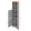 Maximisez l'espace avec cette grande armoire d'angle de salle de bain, un rangement autoportant avec portes et des tablettes réglables-1422381013