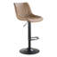 Tabourets de bar pivotants réglables, tabouret de bar à hauteur de comptoir avec repose-pieds, chaises de bar modernes en cuir synthétique pour îlot de cuisine, salle à manger, avoine-482784143-482784141