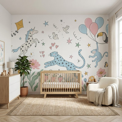 Décoration murale amovible fond d'écran blanc