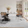 Tapis gris lavable Modern High-Low