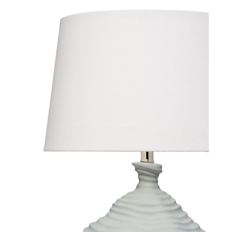 Dune Ceramic Table Lamp with Linen Shade