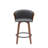 Boeschen Swivel Counter or Bar Height Upholstered Bar Stool with Arms and Footrest in Wood-1987370485-1987370489