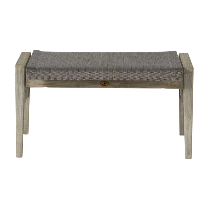 Coast Patio Ottoman, Oyster Teak