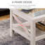 Table basse de style campagnard HOMcom