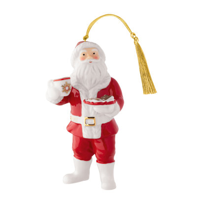 Villeroy & Boch Christmas Classics Collection Christmas Santa Ornament, Premium Porcelain, Collector’s Edition, Date 2025