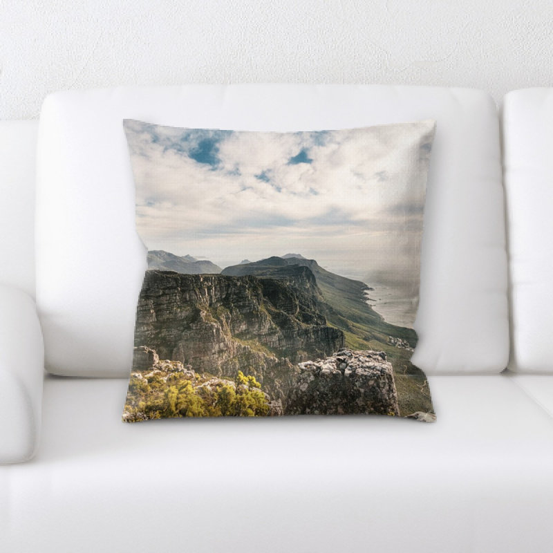 Microsuede Reversible Throw Pillow