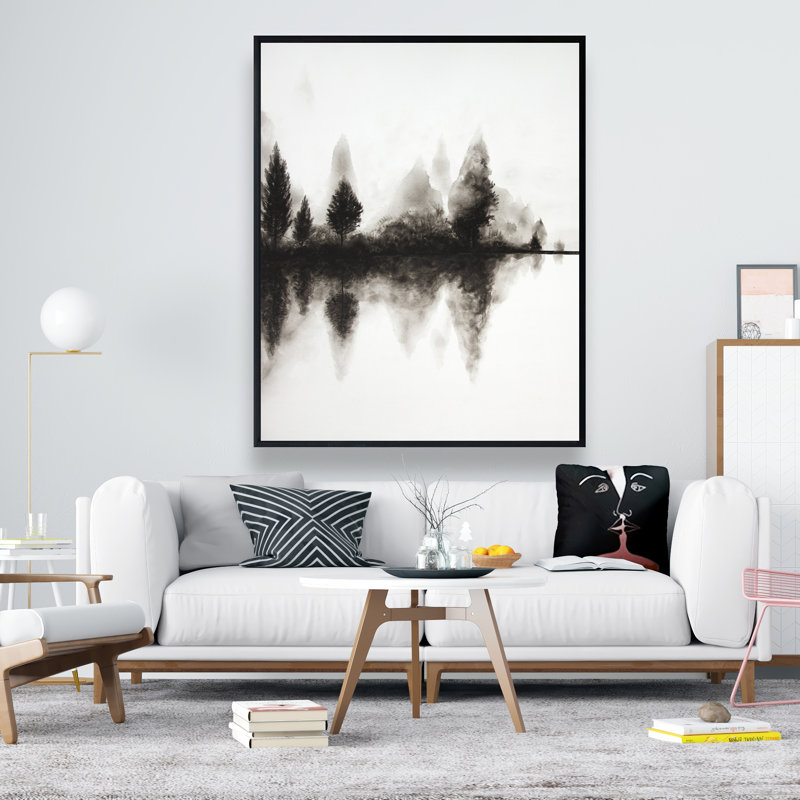 Réflexion - Toile encadrée de bureau pour la décoration intérieure