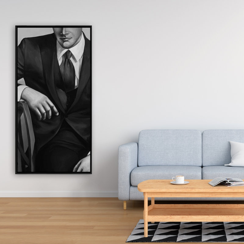 Businessman - 24"x48" Framed canvas