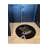 Surrealist Theme King Crown Fish Pattern Round Woven Base Modern Decorative Carpet-1345833830