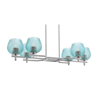 Luminaire pour îlot de cuisine 6 lumières Headland