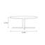 Table basse moderne et simple en bois massif-106630101